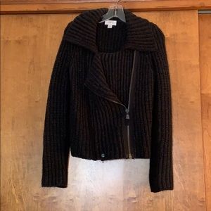 LOFT black zip sweater🖤